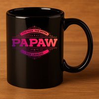 Papaw Myth Legend Father Dad Uncle Gift Idea Gift 11oz C Handle Ceramic Mug
