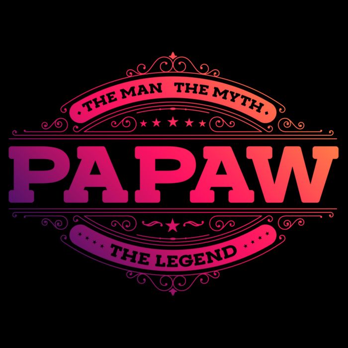 Papaw Myth Legend Father Dad Uncle Gift Idea Gift Drawstring Bag