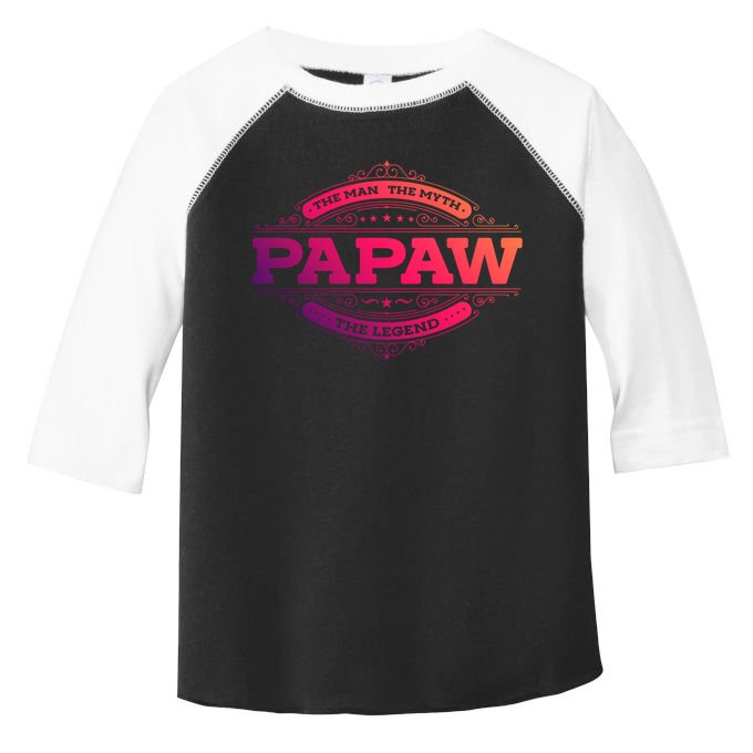 Papaw Myth Legend Father Dad Uncle Gift Idea Gift Toddler Fine Jersey T-Shirt