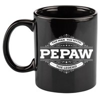 Pepaw Myth Legend Father Dad Uncle Gift Idea Gift 11oz C Handle Ceramic Mug