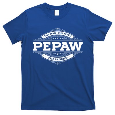Pepaw Myth Legend Father Dad Uncle Gift Idea Gift T-Shirt