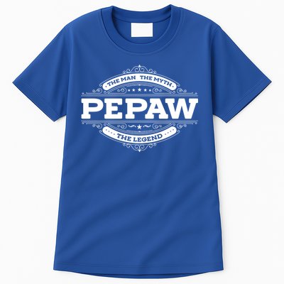 Pepaw Myth Legend Father Dad Uncle Gift Idea Gift Tall T-Shirt