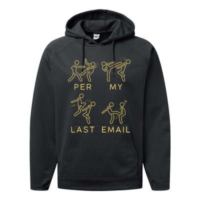 Per My Last Email Performance Fleece Hoodie