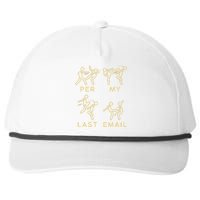 Per My Last Email Snapback Five-Panel Rope Hat