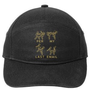 Per My Last Email 7-Panel Snapback Hat