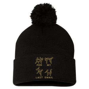 Per My Last Email Pom Pom 12in Knit Beanie