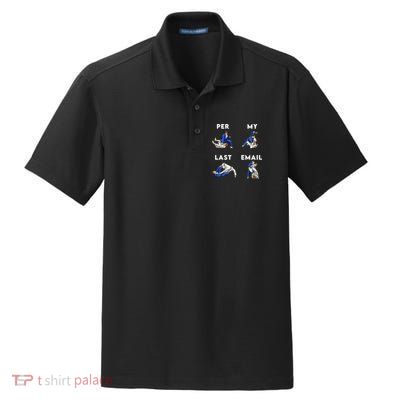 Per My Last Email Office Humor Meme Fight Punch Boxing Dry Zone Grid Polo