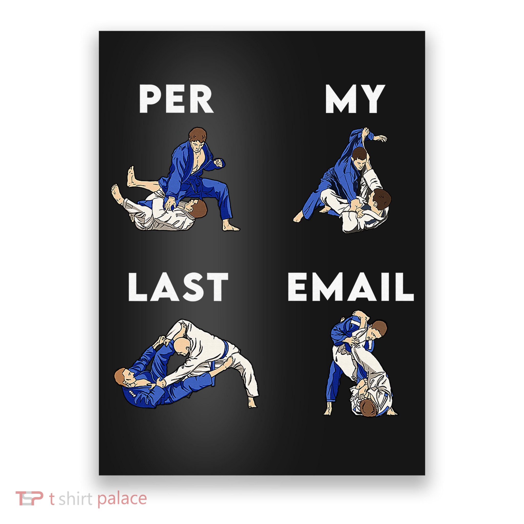 Per My Last Email Office Humor Meme Fight Punch Boxing Poster