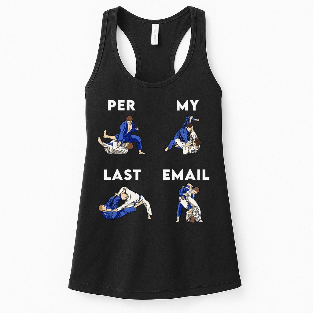 Per My Last Email Office Humor Meme Fight Punch Boxing Womens Tank Top