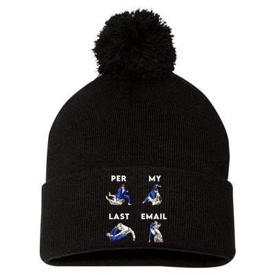 Per My Last Email Office Humor Meme Fight Punch Boxing Pom Pom 12in Knit Beanie