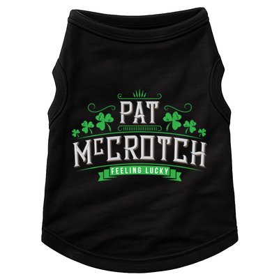 Pat Mccrotch Luck Of The Irish Funny St Patricks Day Doggie Tank