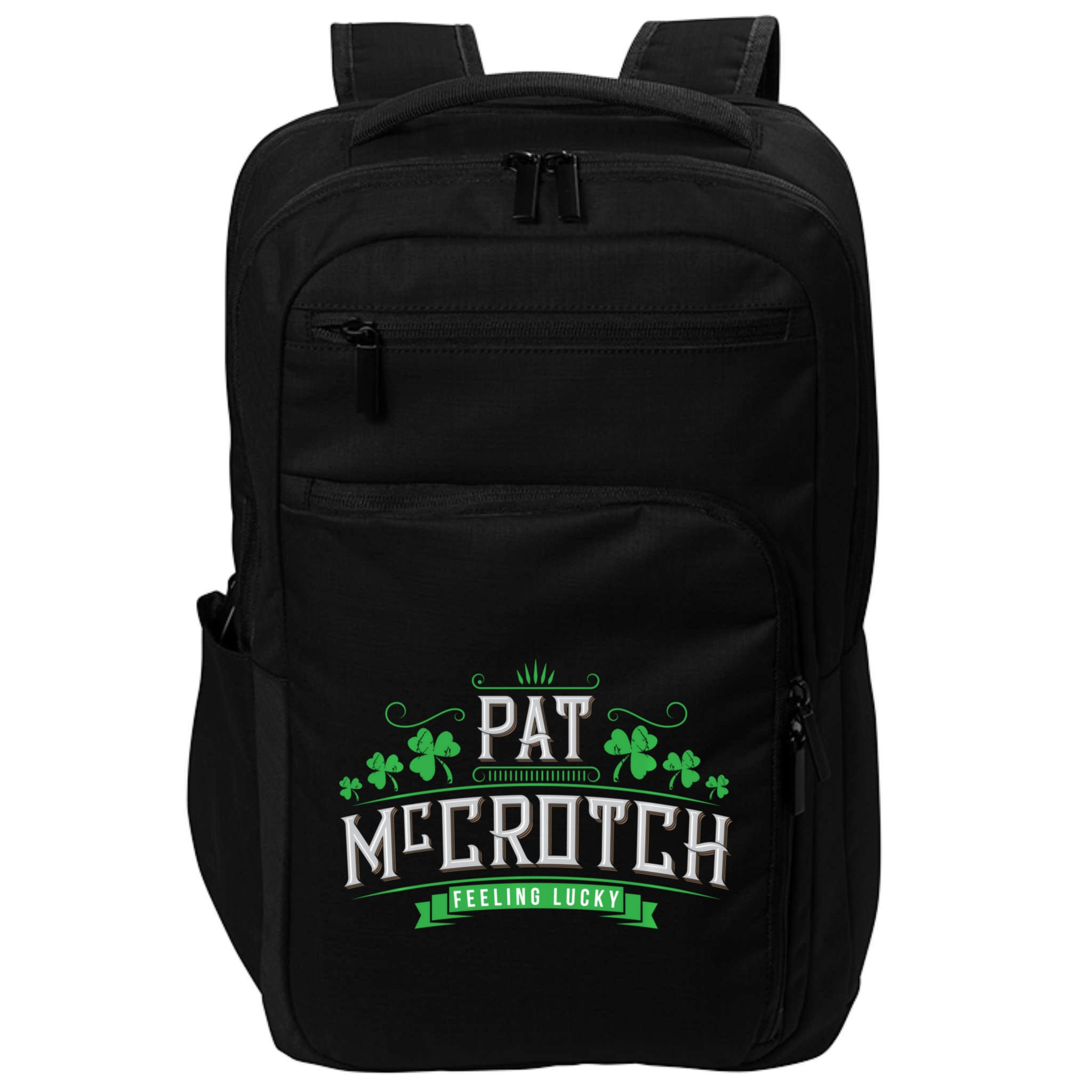 Pat Mccrotch Luck Of The Irish Funny St Patricks Day Impact Tech Backpack