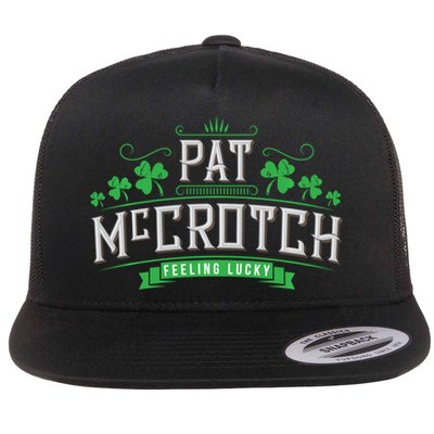 Pat Mccrotch Luck Of The Irish Funny St Patricks Day Flatbill Hat