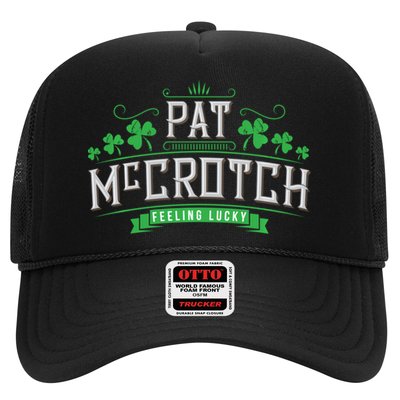 Pat Mccrotch Luck Of The Irish Funny St Patricks Day Trucker Hat
