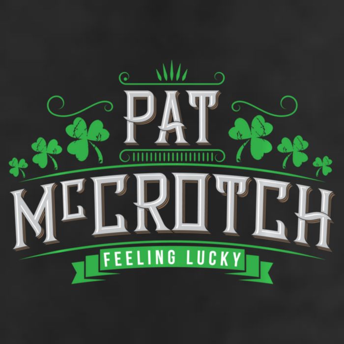 Pat Mccrotch Luck Of The Irish Funny St Patricks Day Golf Towel