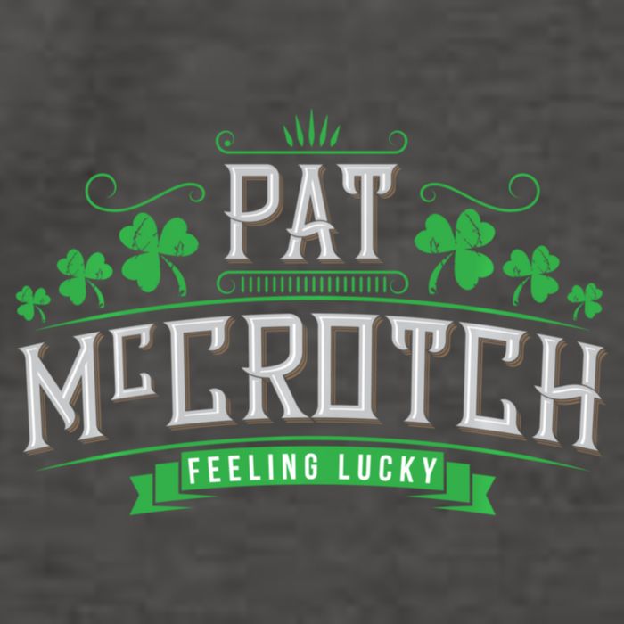 Pat Mccrotch Luck Of The Irish Funny St Patricks Day Vector Backpack