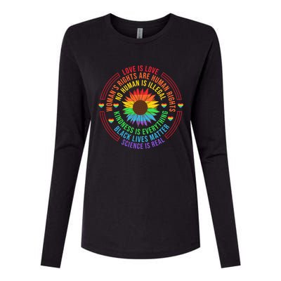 Pride Month Lgbt Flag Blm Rights Great Gift Womens Cotton Relaxed Long Sleeve T-Shirt