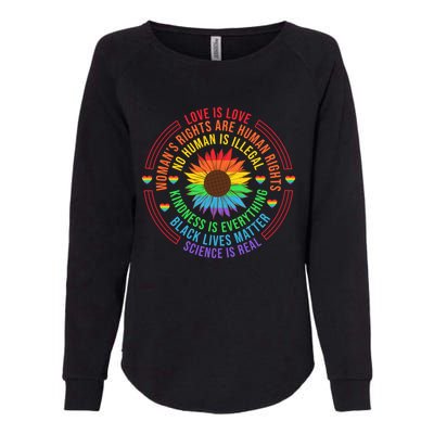 Pride Month Lgbt Flag Blm Rights Great Gift Womens California Wash Sweatshirt