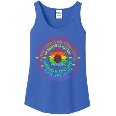 Pride Month Lgbt Flag Blm Rights Great Gift Ladies Essential Tank