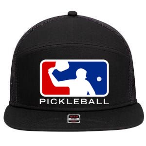 Pickleball Major Leagues Cool Gift 7 Panel Mesh Trucker Snapback Hat