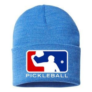 Pickleball Major Leagues Cool Gift Sustainable Knit Beanie