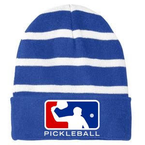 Pickleball Major Leagues Cool Gift Striped Beanie with Solid Band