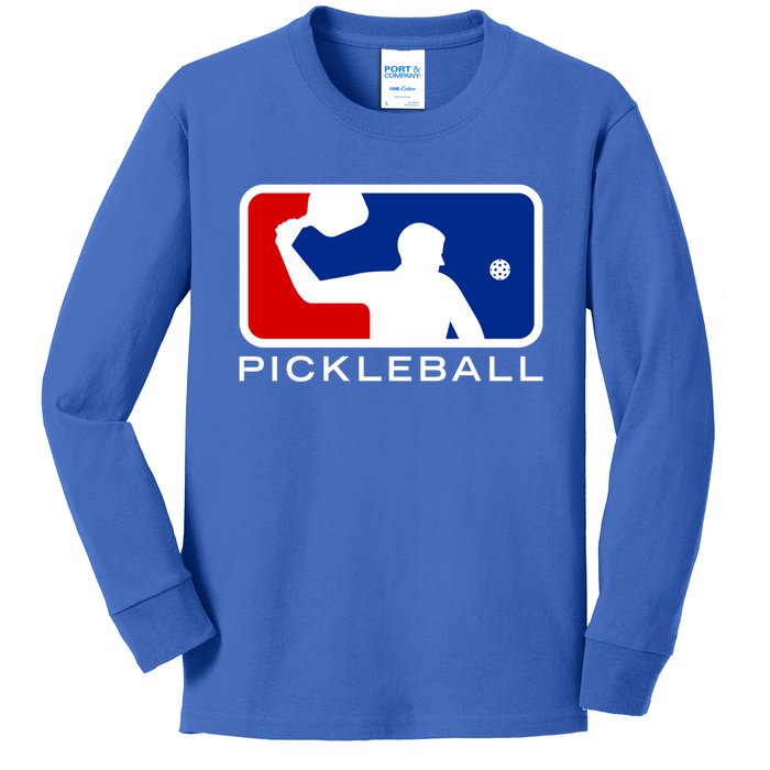 Pickleball Major Leagues Cool Gift Kids Long Sleeve Shirt