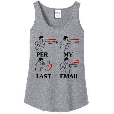 Per My Last Email Funny Men Costumed Ladies Essential Tank