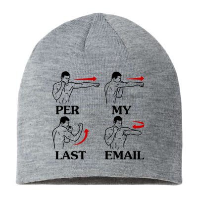 Per My Last Email Funny Men Costumed Sustainable Beanie