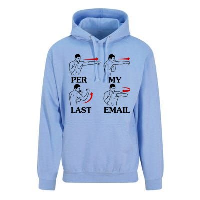 Per My Last Email Funny Men Costumed Unisex Surf Hoodie