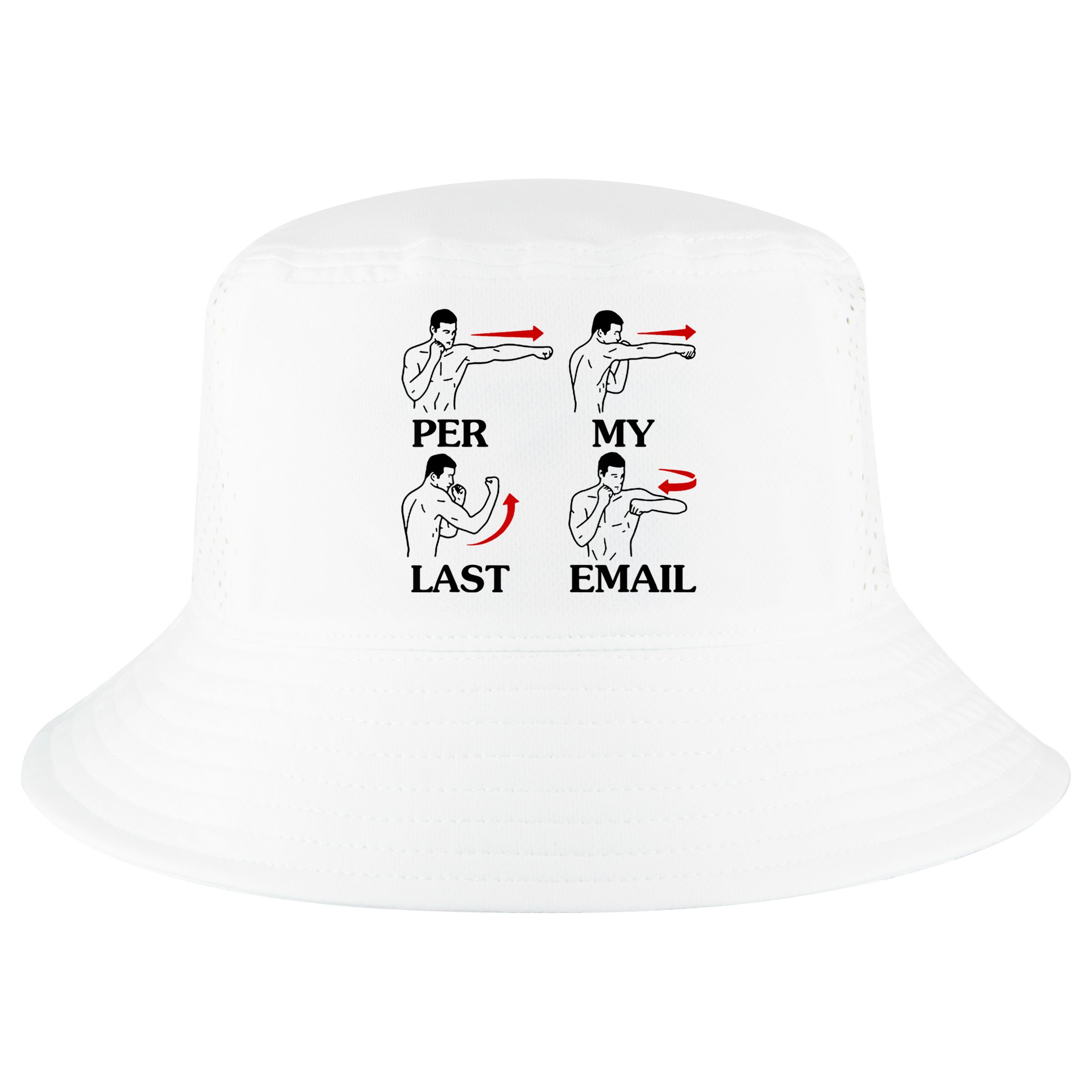 Per My Last Email Funny Men Costumed Cool Comfort Performance Bucket Hat