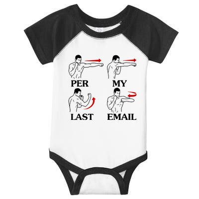 Per My Last Email Funny Men Costumed Infant Baby Jersey Bodysuit