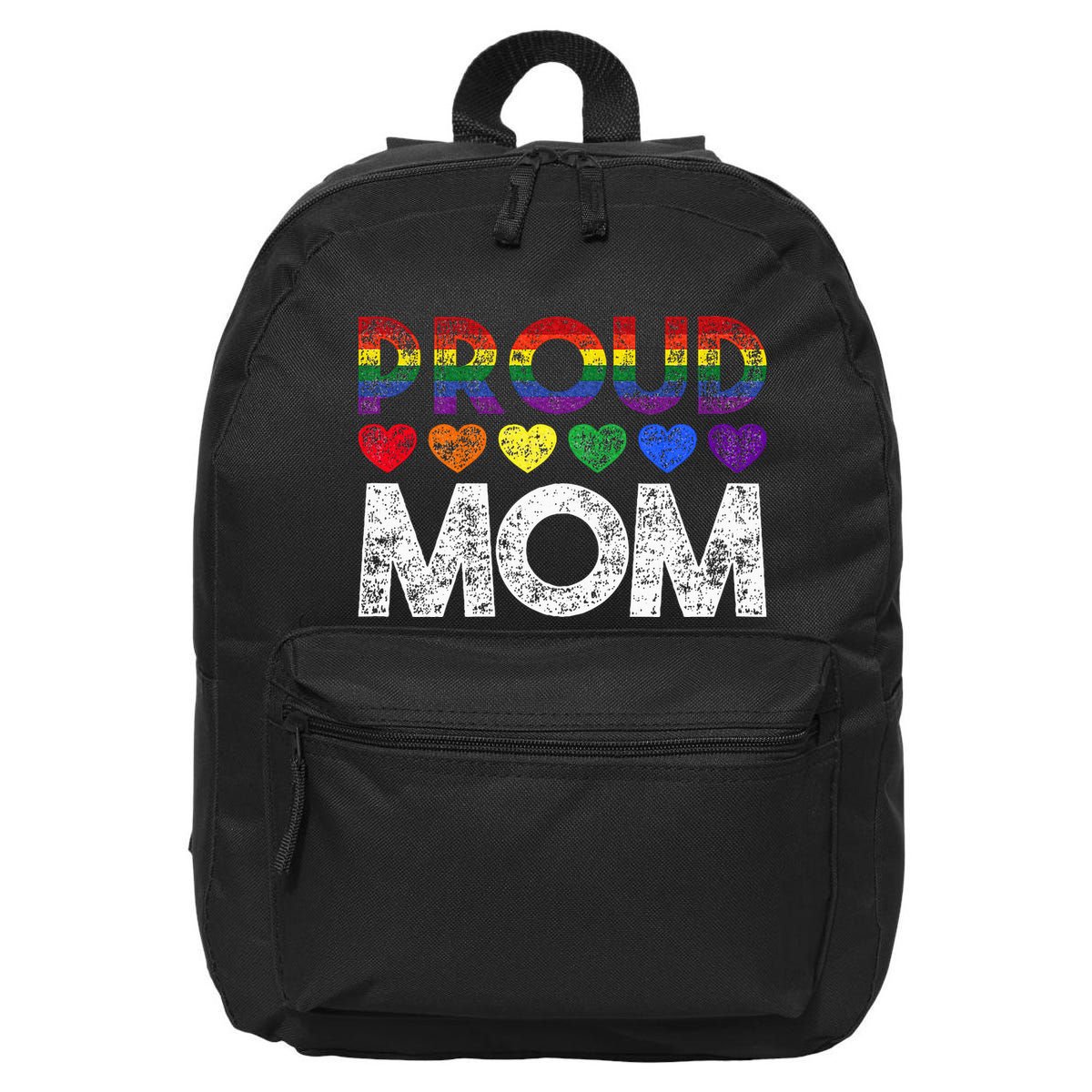 Proud Mom Lgbt 16 in Basic Backpack