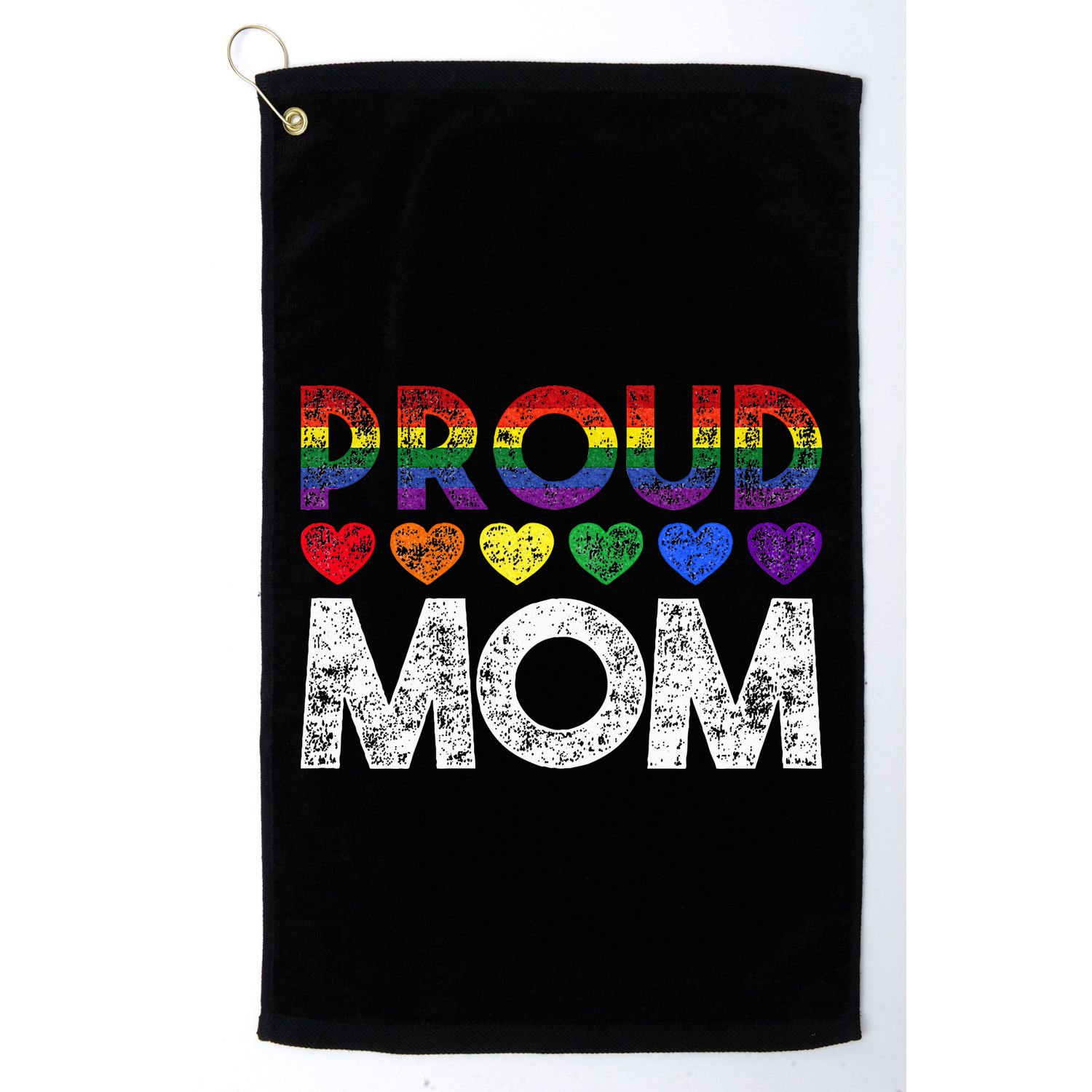 Proud Mom Lgbt Golf Towel