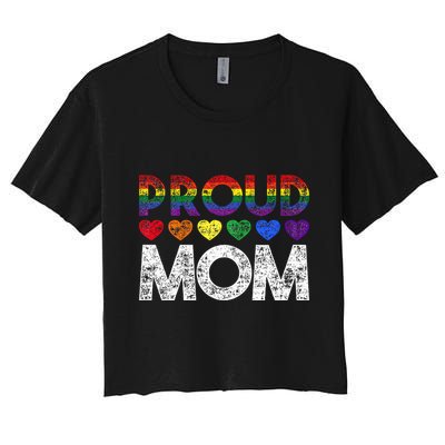 Proud Mom Lgbt Crop Top