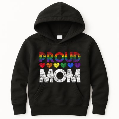 Proud Mom Lgbt Kids Hoodie