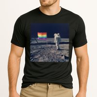Pride Moon Landing Graphic Lgbtq Gift Cooling Performance Crew T-Shirt