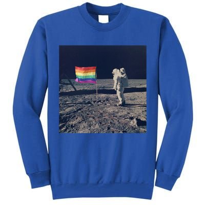 Pride Moon Landing Graphic Lgbtq Gift Tall Sweatshirt