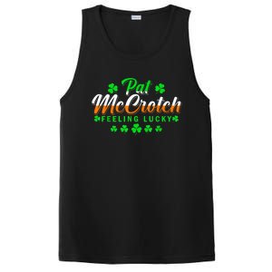 Pat McCrotch Luck Of The Irish Funny St Patricks Day Gifts PosiCharge Competitor Tank