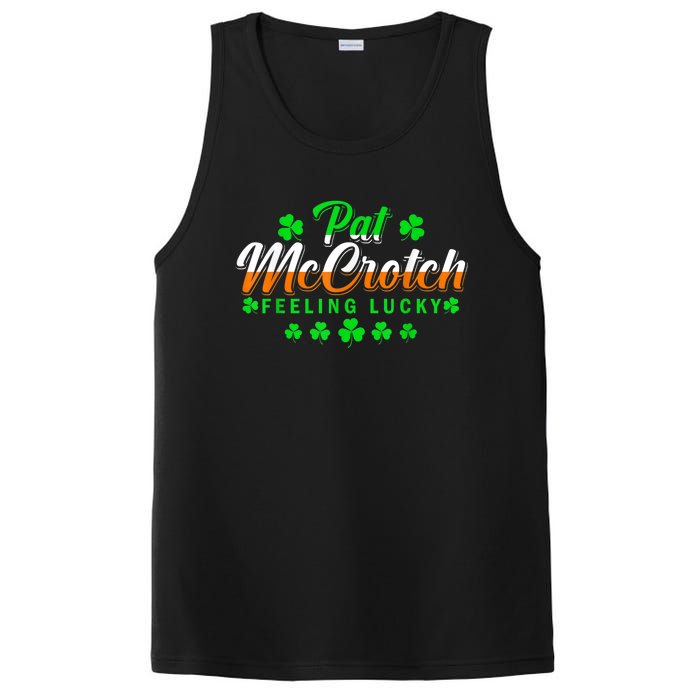 Pat McCrotch Luck Of The Irish Funny St Patricks Day Gifts PosiCharge Competitor Tank