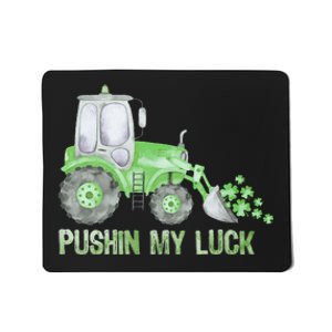 Pushing My Luck Construction Worker St Patrick's Day Mousepad