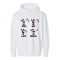 Per My Last Email I'm A Professional funny Garment-Dyed Fleece Hoodie