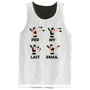 Per My Last Email I'm A Professional funny Mesh Reversible Basketball Jersey Tank