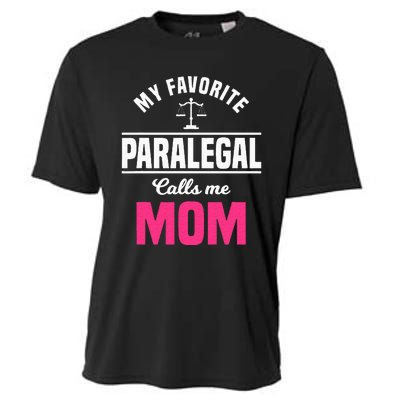 Paralegal Mom Law Legal Assistant Litigator Mother's Day Cooling Performance Crew T-Shirt