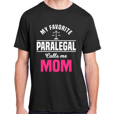 Paralegal Mom Law Legal Assistant Litigator Mother's Day Adult ChromaSoft Performance T-Shirt