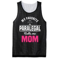 Paralegal Mom Law Legal Assistant Litigator Mother's Day Mesh Reversible Basketball Jersey Tank