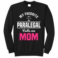 Paralegal Mom Law Legal Assistant Litigator Mother's Day Tall Sweatshirt