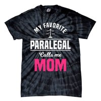 Paralegal Mom Law Legal Assistant Litigator Mother's Day Tie-Dye T-Shirt