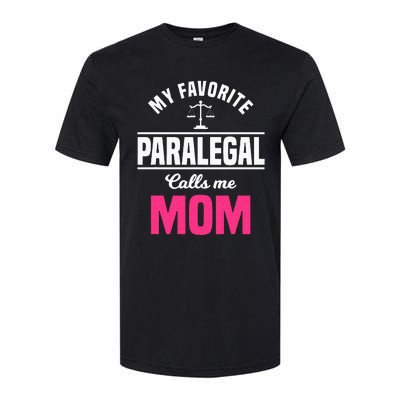 Paralegal Mom Law Legal Assistant Litigator Mother's Day Softstyle CVC T-Shirt