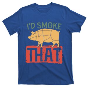 Pork Meat Lover Bbq Grillmaster Grilling Funny Barbecue Gift T-Shirt